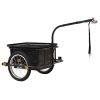 Bike Cargo Trailer Black 50 L