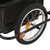 Bike Cargo Trailer Black 50 L