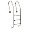 Pool Ladder 3 Steps Stainless Steel 304 120 cm