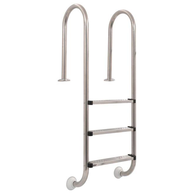 Pool Ladder 3 Steps Stainless Steel 304 120 cm