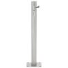 Garden Water Column Stainless Steel Round 65 cm