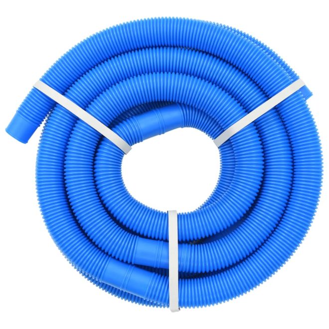 Pool Hose with Clamps Blue – 38 mm/6 m with clamps