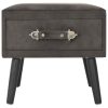 Glasgow Bedside Cabinet 40x35x40 cm Velvet – 1