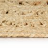 Handmade Rug Braided Jute – 90 cm