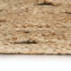 Handmade Rug Braided Jute – 90 cm