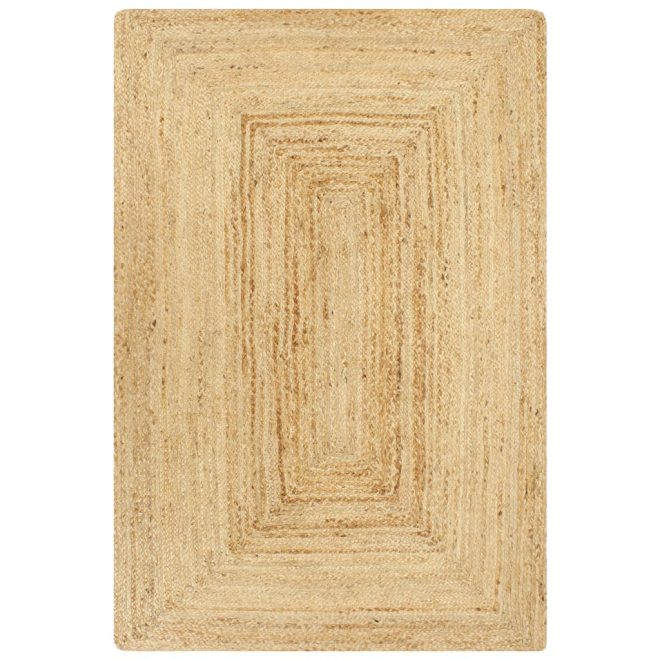 Handmade Rug Jute Natural – 80×160 cm