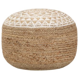 Handmade Pouffe 45×30 cm Jute