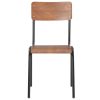 Dining Chairs Brown Plywood – 4