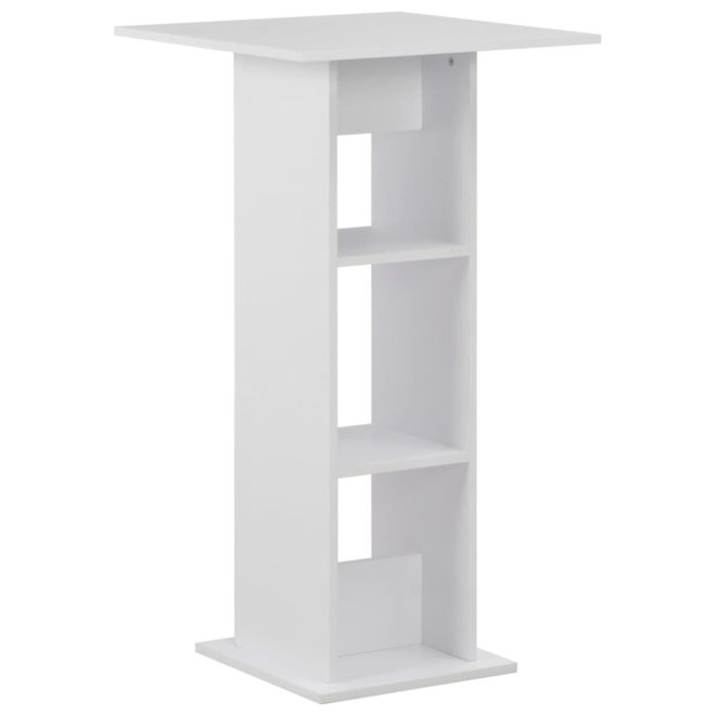 Bar Table 60x60x110 cm – White