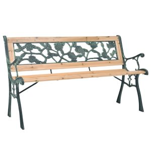 Garden Bench 122 cm Wood – Rose