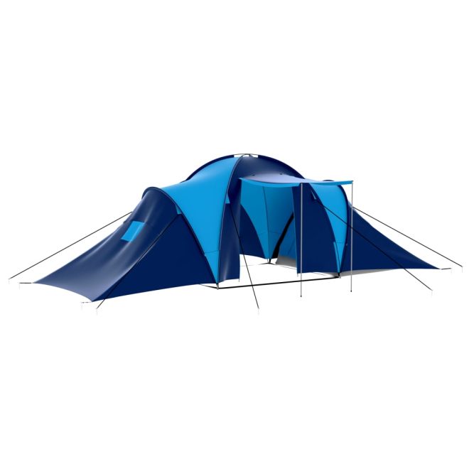 Camping Tent Fabric 9 Persons – Dark Blue and Blue