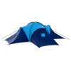 Camping Tent Fabric 9 Persons – Dark Blue and Blue