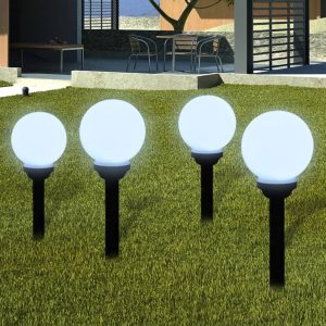 Outdoor Pathway Lamps LED with Ground Spike – 15 cm, 4