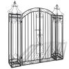 Ornamental Garden Gate Wrought Iron – 122×20.5×134 cm