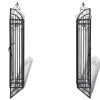 Ornamental Garden Gate Wrought Iron – 122×20.5×134 cm