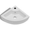 Wash Basin with Overflow 45x32x12.5 cm – White