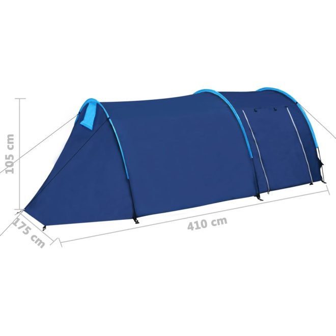 Camping Tent 4 Persons – Light Blue