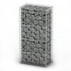 Gabion Basket with Lids Galvanised Wire – 100x50x30 cm