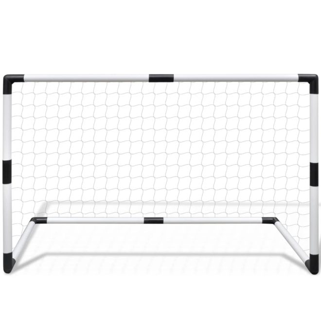 Mini Soccer Goals Post Net Set 2 pcs for Kids 91.5 x 48 x 61 cm