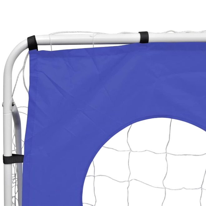 Soccer Goal with Aiming Wall Steel 240 x 92 x 150 cm High-quality