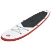 Stand Up Paddle Board Set SUP Surfboard Inflatable – 330x72x10 cm, Red