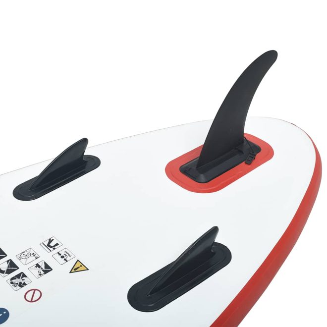 Stand Up Paddle Board Set SUP Surfboard Inflatable – 330x72x10 cm, Red