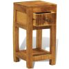 Caldwell Nightstand with 1 Drawer Solid Mango Wood