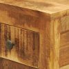 Caldwell Nightstand with 1 Drawer Solid Mango Wood