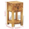 Caldwell Nightstand with 1 Drawer Solid Mango Wood