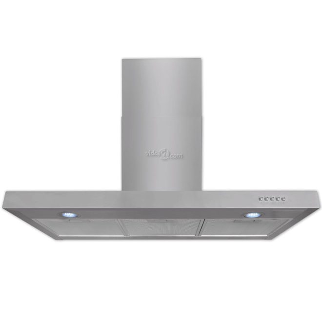 Flat Stainless Range Hood 900 mm