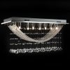 Ceiling Lamp with Glittering Glass Crystal Beads 8 x G9 29 cm