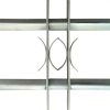 Adjustable Security Grille for Windows with 2 Crossbars – 700-1050 mm, 4 Crossbars