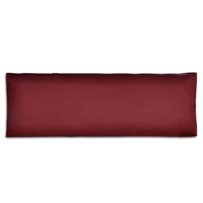 Upholstered Back Cushion 120 x 40 x 10 cm – Red