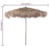 Bamboo Parasol 270 cm with Banana Leaf Roof