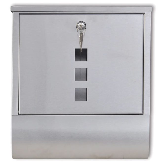 Stainless Steel Mailbox – 31×10.5×33.5 cm