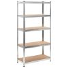 5-Layer Heavy-duty Shelf Steel&Engineered Wood