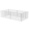 Gabion Planter Galvanised Steel 180x90x50 cm