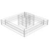 Gabion Planter Galvanised Steel 120x120x20