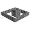 Gabion Planter Galvanised Steel 120x120x20