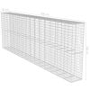 Gabion Wall with Cover Galvanised Steel 600x50x200 cm