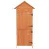 Garden Storage Cabinet Brown 79x49x190 cm