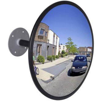 Convex Traffic Mirror Acrylic Black Indoor