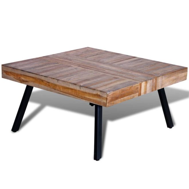 Coffee Table Square Reclaimed Teak Wood