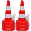 Reflective Traffic Cones Red and White 50 cm – Without chain, 10