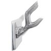 Aluminium Wardrobe Hook Coat Rack Hat/Tie Hanger Silver – 1