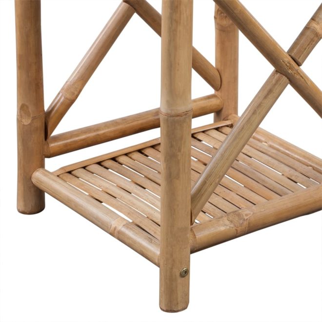 3-Tier Square Bamboo Shelf – 81 cm