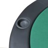 10-Player Foldable Poker Tabletop – Green