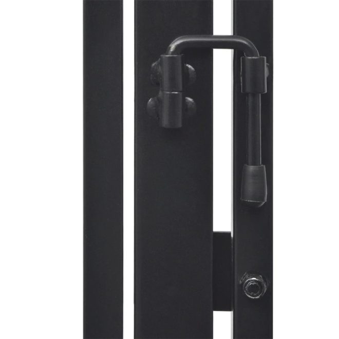 Pet Fireplace Fence Steel Black