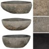 Basin River Stone Oval – (29-38)x(24-31)x12 cm