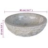 Basin Marble 40 cm – Cream